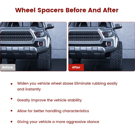 Best 5x114.3 Wheel Spacers 5x4.5 1 inch Hubcentric 66.2mm